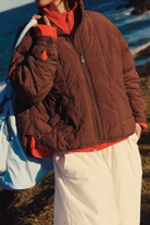 FP Movement: Pippa Packable Puffer-Cocoa-1- Tops-Free People Movement-Usher & Co - Women's Boutique Located in Atoka, OK and Durant, OK