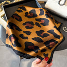 Leopard Satin Square Scarf-8- Accessory-ACCITY-Usher & Co - Women's Boutique Located in Atoka, OK and Durant, OK