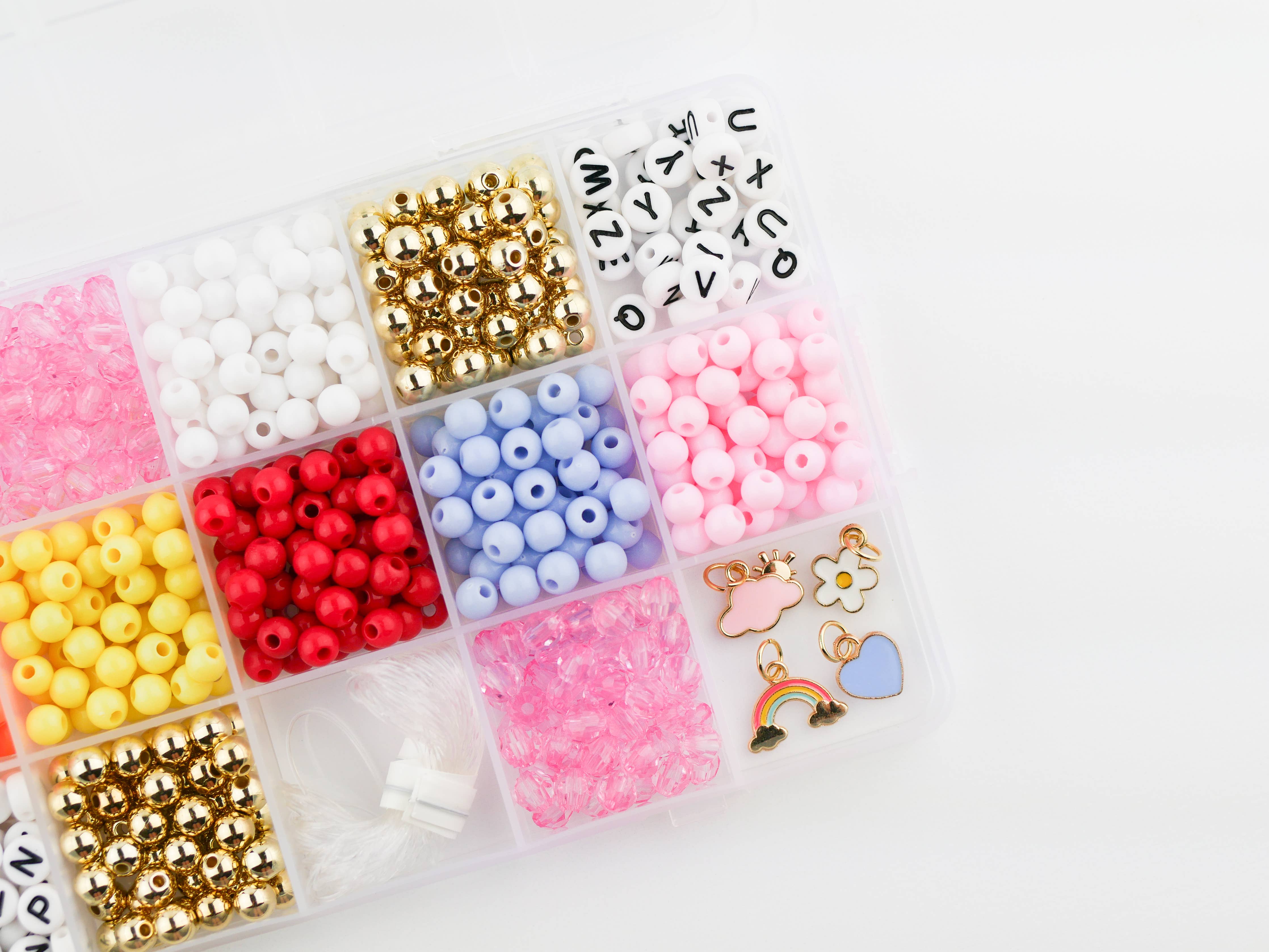 Color My World Rainbow Stretchy Bracelet Kit-11- Gift/Home-Stacked Sweetly-Usher & Co - Women's Boutique Located in Atoka, OK and Durant, OK