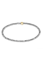 enewton: Classic Silver Faceted Hematite 2mm Bracelet-7- Jewelry-ENEWTON-Usher & Co - Women's Boutique Located in Atoka, OK and Durant, OK