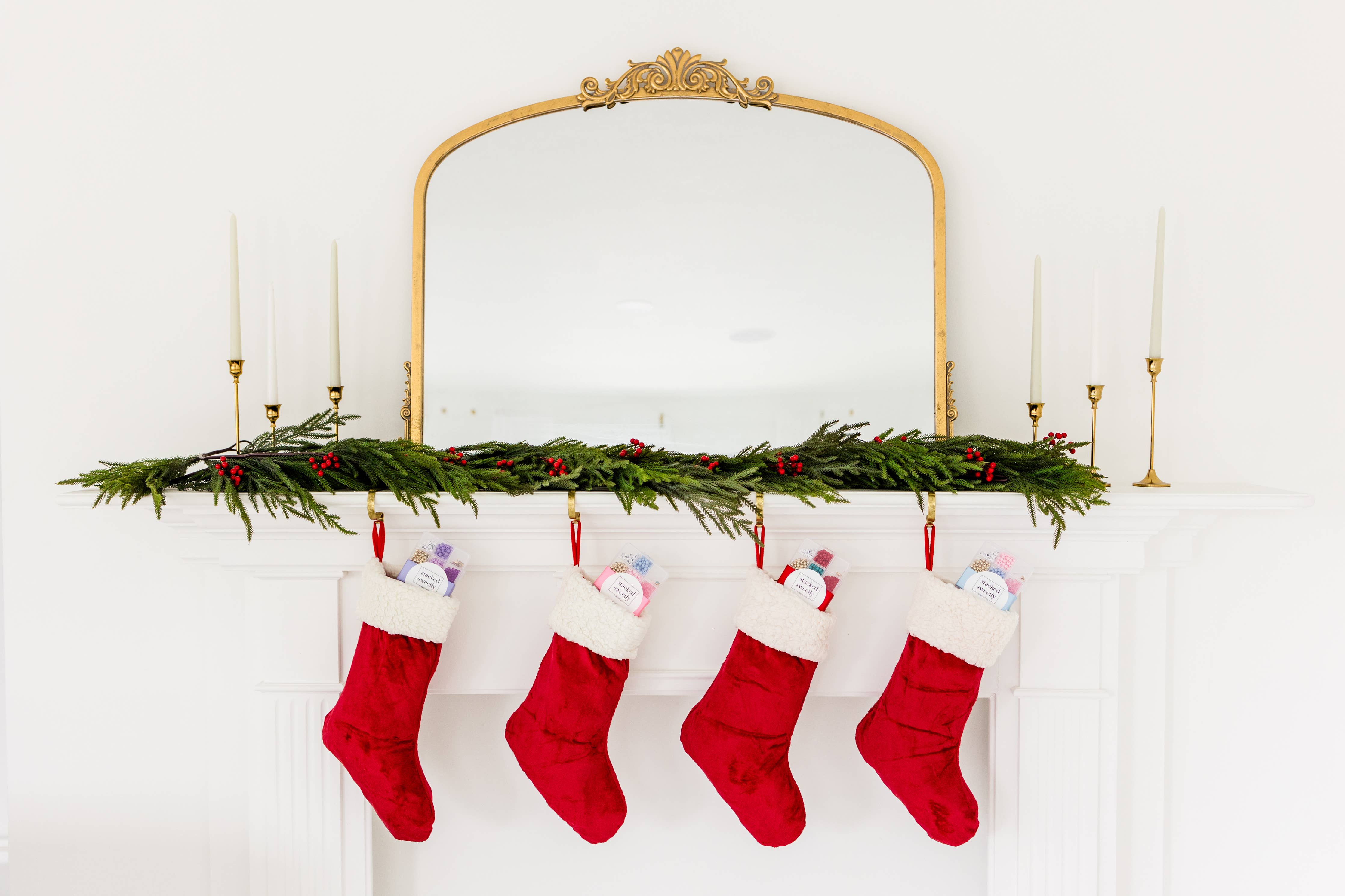 Christmas Merry & Bright Stretchy Bracelet Kit-11- Gift/Home-Stacked Sweetly-Usher & Co - Women's Boutique Located in Atoka, OK and Durant, OK