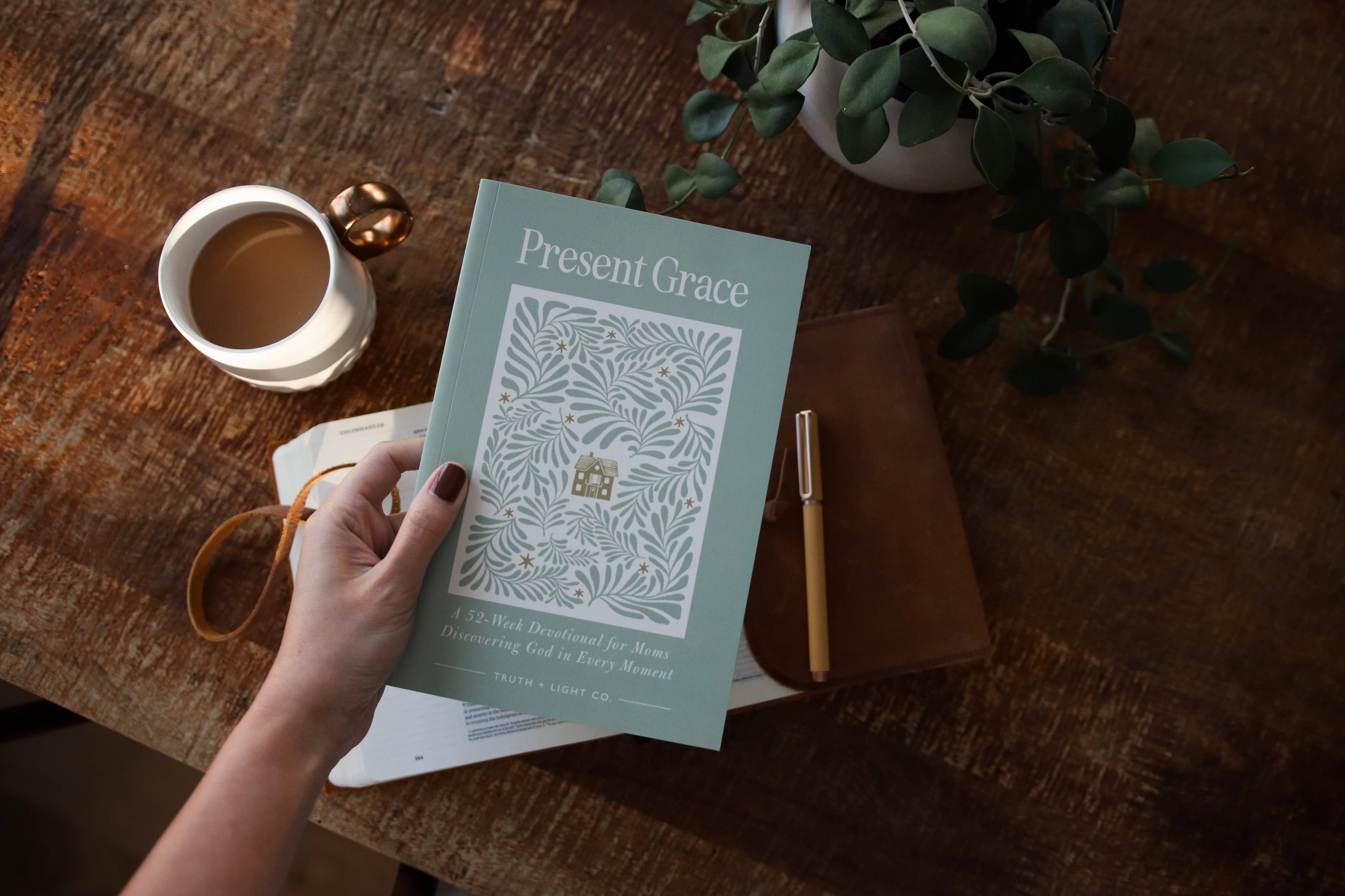 Present Grace: A 52-Week Devotional for Moms (Gift Book)-11- Gift/Home-Truth and Light-Usher & Co - Women's Boutique Located in Atoka, OK and Durant, OK