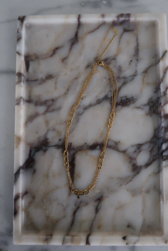 Adjustable Grace Necklace-Gold-7- Jewelry-CHANSUTTPEARLS-Usher & Co - Women's Boutique Located in Atoka, OK and Durant, OK