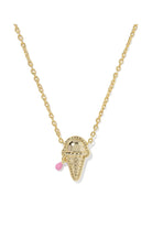 Kendra Scott: Ice Cream Necklace - Gold Pastel Pink Mother of Pearl-7- Jewelry-Kendra Scott-Usher & Co - Women's Boutique Located in Atoka, OK and Durant, OK