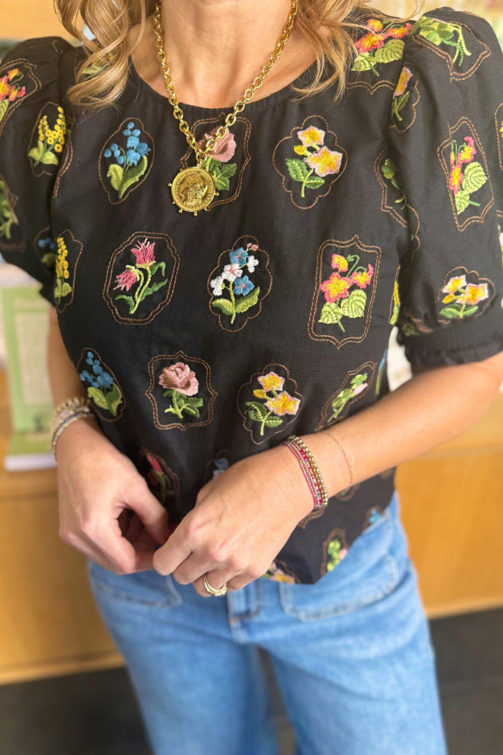 Rosie Blouse-1- Tops-ENTRO-Usher & Co - Women's Boutique Located in Atoka, OK and Durant, OK