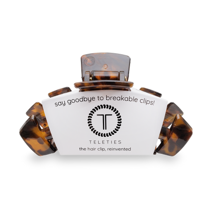 Large Tortoise Clip-Hair Accessories-TELETIES-Usher & Co - Women's Boutique Located in Atoka, OK and Durant, OK