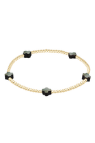 enewton: Signature Cross Small 2mm Gold Bracelet-Mother of Pearl-Black Tahitian-7- Jewelry-ENEWTON-Usher & Co - Women's Boutique Located in Atoka, OK and Durant, OK