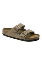 Birkenstock: Arizona SFB - Suede Taupe-9- Shoes-Birkenstock-Usher & Co - Women's Boutique Located in Atoka, OK and Durant, OK