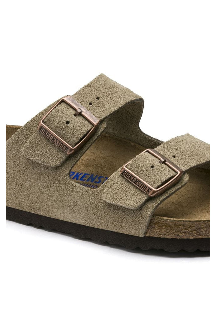 Birkenstock: Arizona SFB - Suede Taupe-9- Shoes-Birkenstock-Usher & Co - Women's Boutique Located in Atoka, OK and Durant, OK