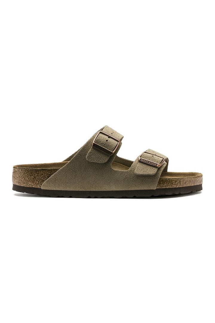 Birkenstock: Arizona SFB - Suede Taupe-9- Shoes-Birkenstock-Usher & Co - Women's Boutique Located in Atoka, OK and Durant, OK