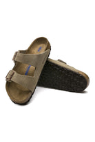 Birkenstock: Arizona SFB - Suede Taupe-9- Shoes-Birkenstock-Usher & Co - Women's Boutique Located in Atoka, OK and Durant, OK