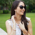 Oklahoma Sooners Bangle-7- Jewelry-Canvas Style-Usher & Co - Women's Boutique Located in Atoka, OK and Durant, OK