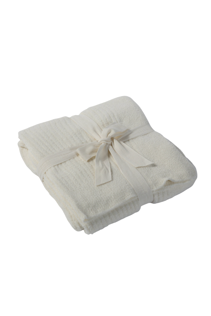 Barefoot Dreams: CozyChic Lite Ribbed Throw-11- Gift/Home-Barefoot Dreams-Usher & Co - Women's Boutique Located in Atoka, OK and Durant, OK