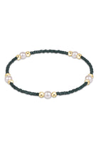 Enewton: Gameday Hope Purpose Pearl Bracelet - Dark Green-7- Jewelry-Enewton-Usher & Co - Women's Boutique Located in Atoka, OK and Durant, OK