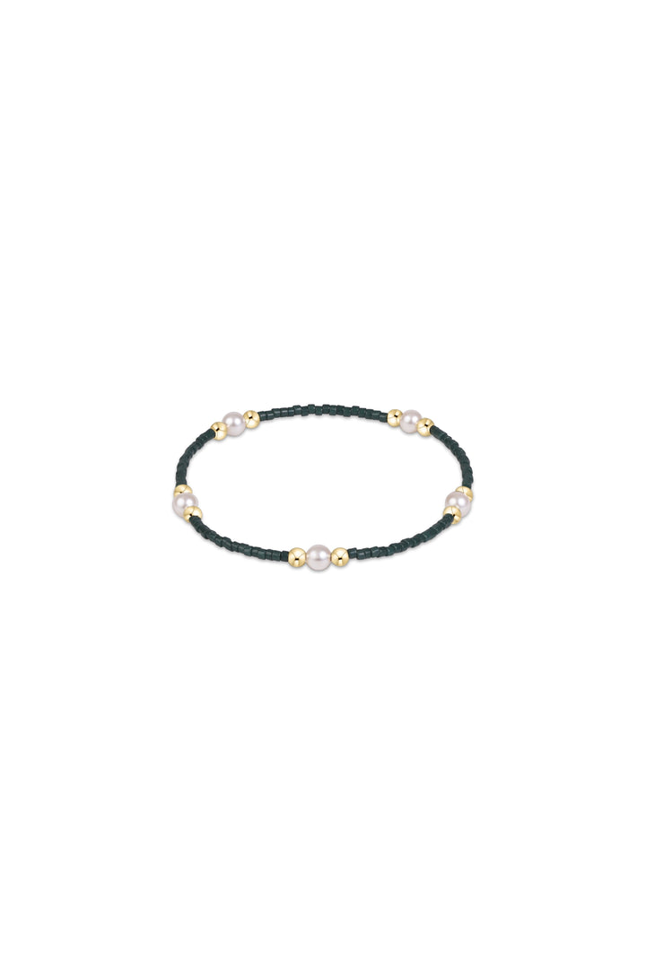 Enewton: Gameday Hope Purpose Pearl Bracelet - Dark Green-7- Jewelry-Enewton-Usher & Co - Women's Boutique Located in Atoka, OK and Durant, OK