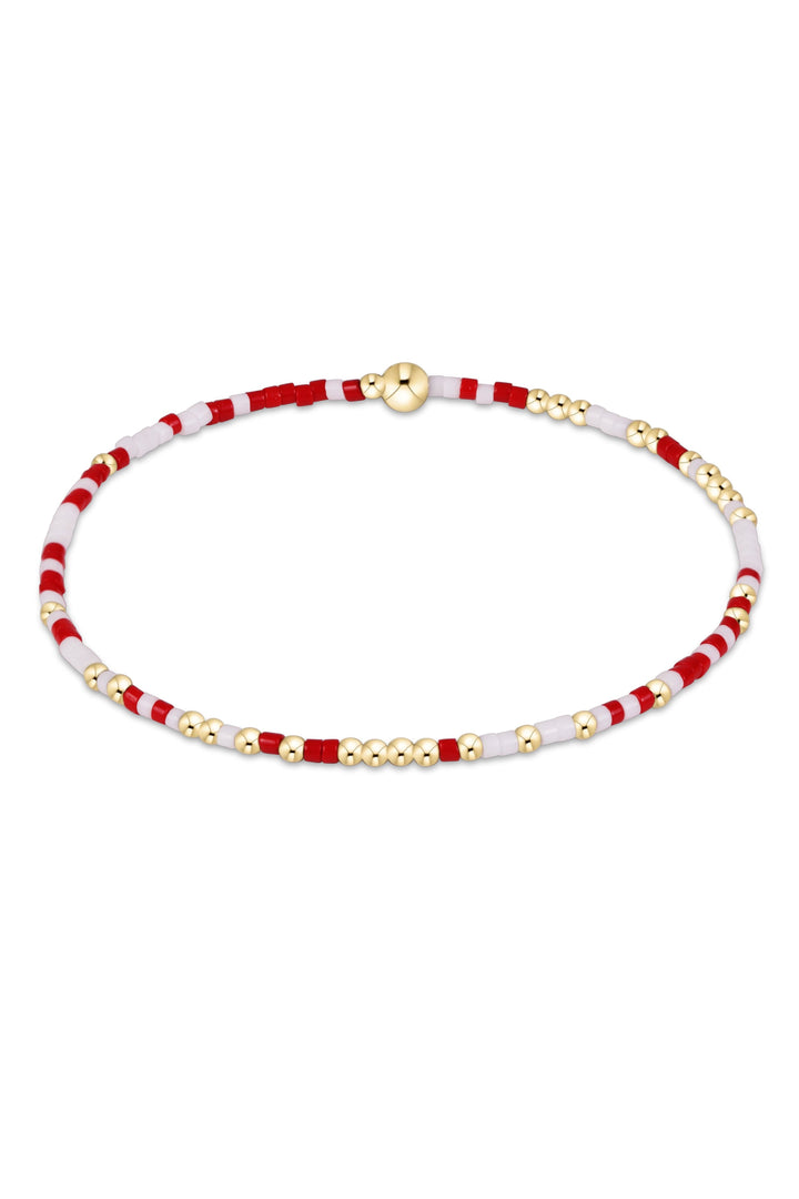 Enewton: Gameday Hope Unwritten Bracelet - Red - White-7- Jewelry-Enewton-Usher & Co - Women's Boutique Located in Atoka, OK and Durant, OK
