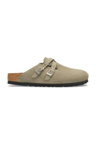 Birkenstock: Blair Suede-Taupe-9- Shoes-BIRKENSTOCK-Usher & Co - Women's Boutique Located in Atoka, OK and Durant, OK