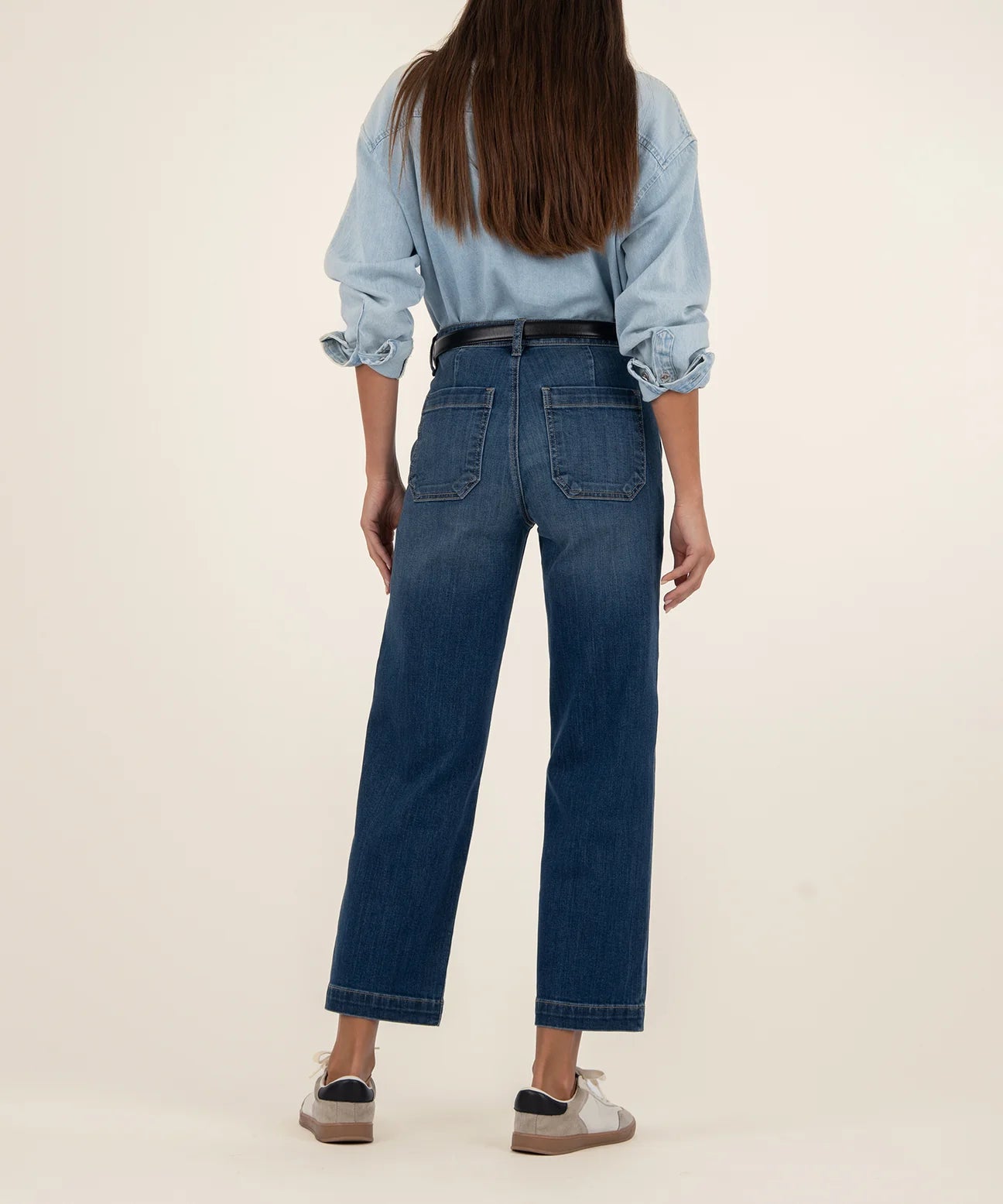 KUT FROM THE KLOTH: Charlotte Jeans-Reflective-5- Denim-KUT FROM THE KLOTH-Usher & Co - Women's Boutique Located in Atoka, OK and Durant, OK