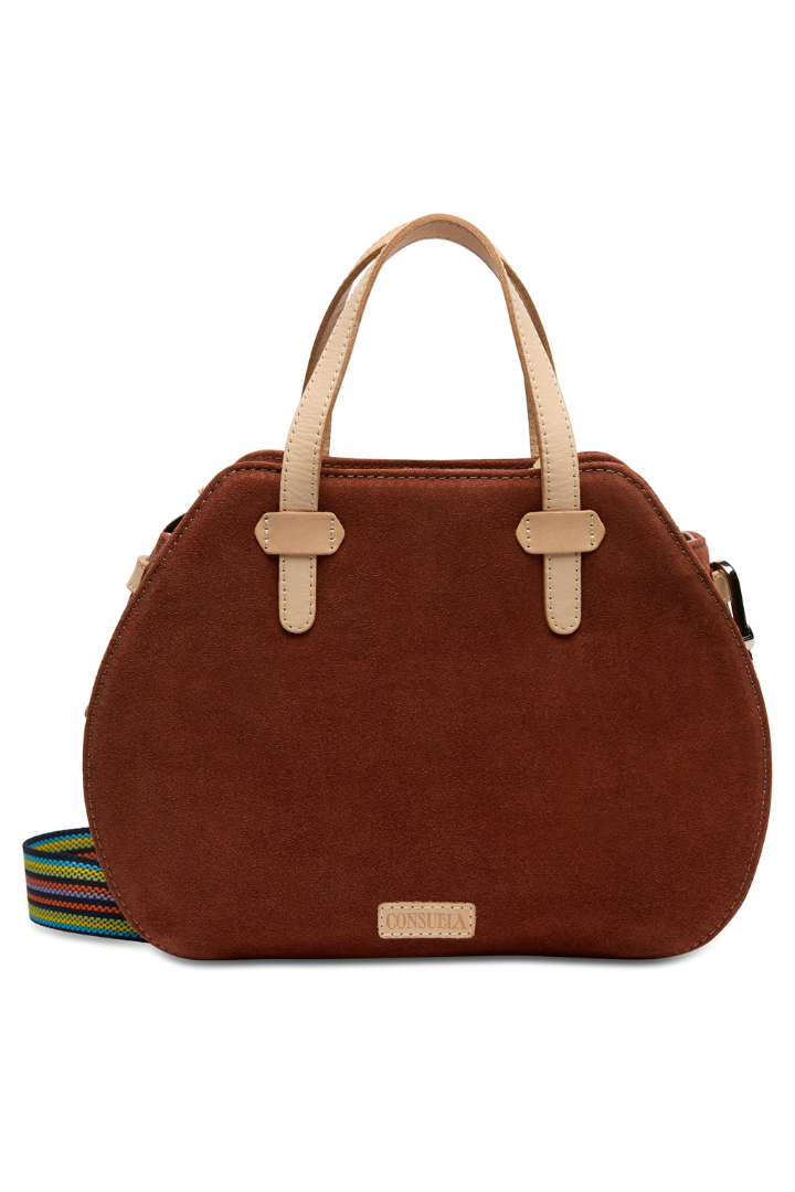 Consuela: Lady Bird Satchel-Sienna-10- Bags/Wallets-CONSUELA-Usher & Co - Women's Boutique Located in Atoka, OK and Durant, OK