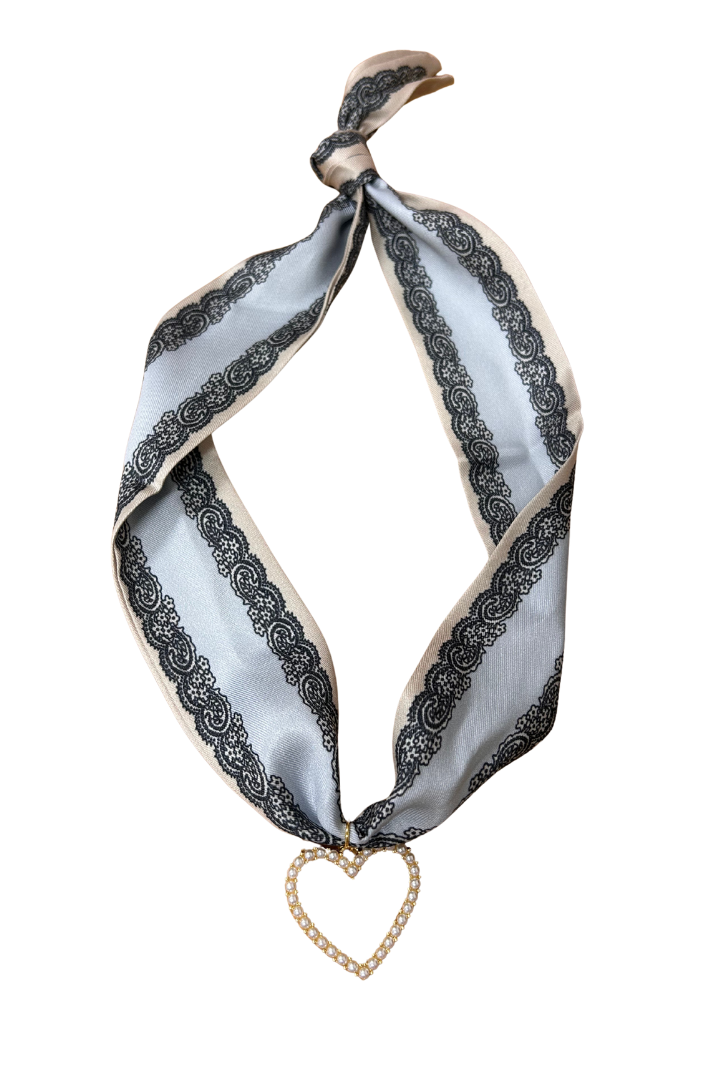Cove Pearl Open Heart Scarf Necklace-8- Accessory-VIRTUE-Usher & Co - Women's Boutique Located in Atoka, OK and Durant, OK