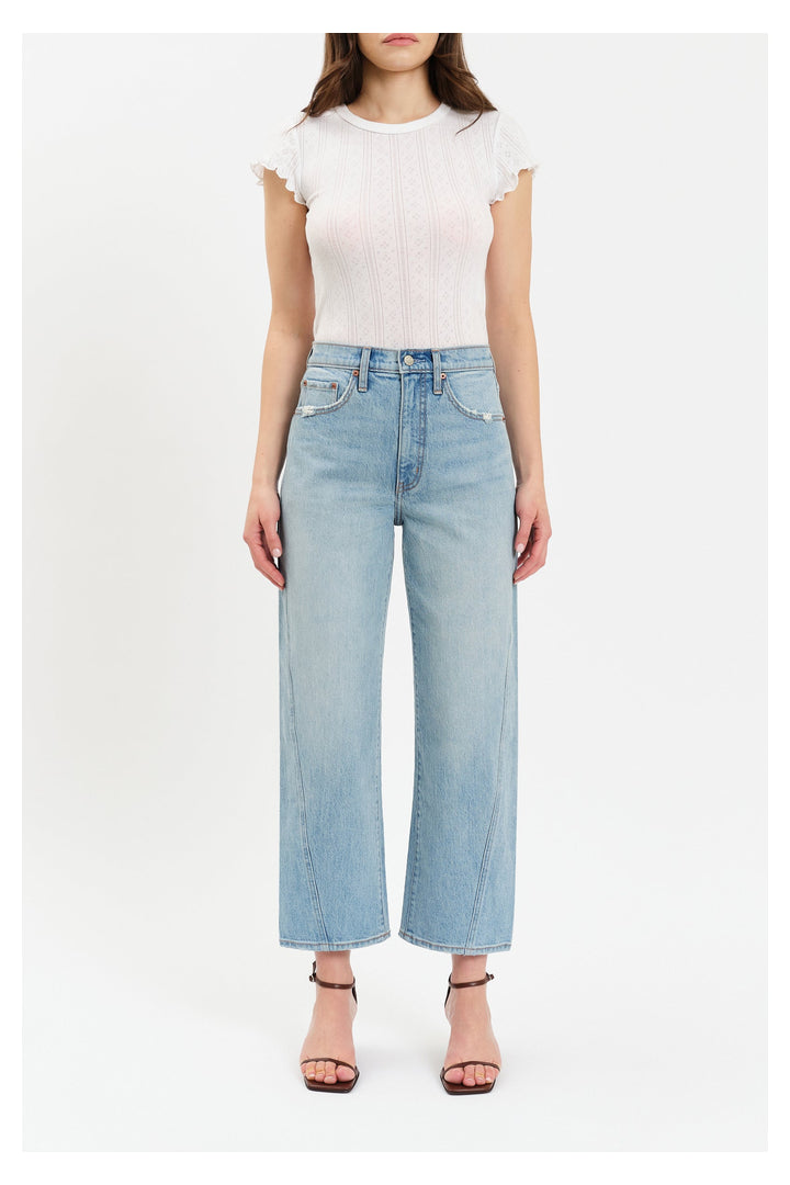 Daze: Westward High Rise Seamed - Pulse Pulse-5- Denim-Daze-Usher & Co - Women's Boutique Located in Atoka, OK and Durant, OK