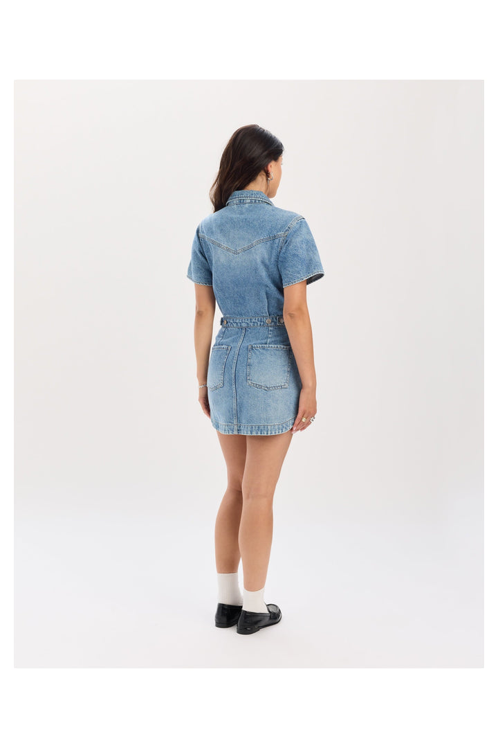DAZE: Topanga Short Sleeve Dress-Rush-6- Dress/Romp/Jump-DAZE-Usher & Co - Women's Boutique Located in Atoka, OK and Durant, OK