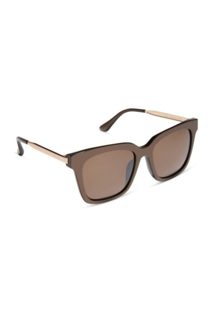 DIFF EYEWEAR: Bella XS Moscow Mule + Brown w/ Gold Flash-8- Accessory-DIFF EYEWEAR / DIME OPTICS-Usher & Co - Women's Boutique Located in Atoka, OK and Durant, OK