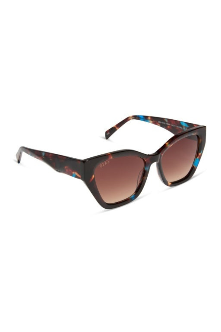 DIFF EYEWEAR: Evie Confetti Tortoise + Brown Gradient-8- Accessory-DIFF EYEWEAR / DIME OPTICS-Usher & Co - Women's Boutique Located in Atoka, OK and Durant, OK