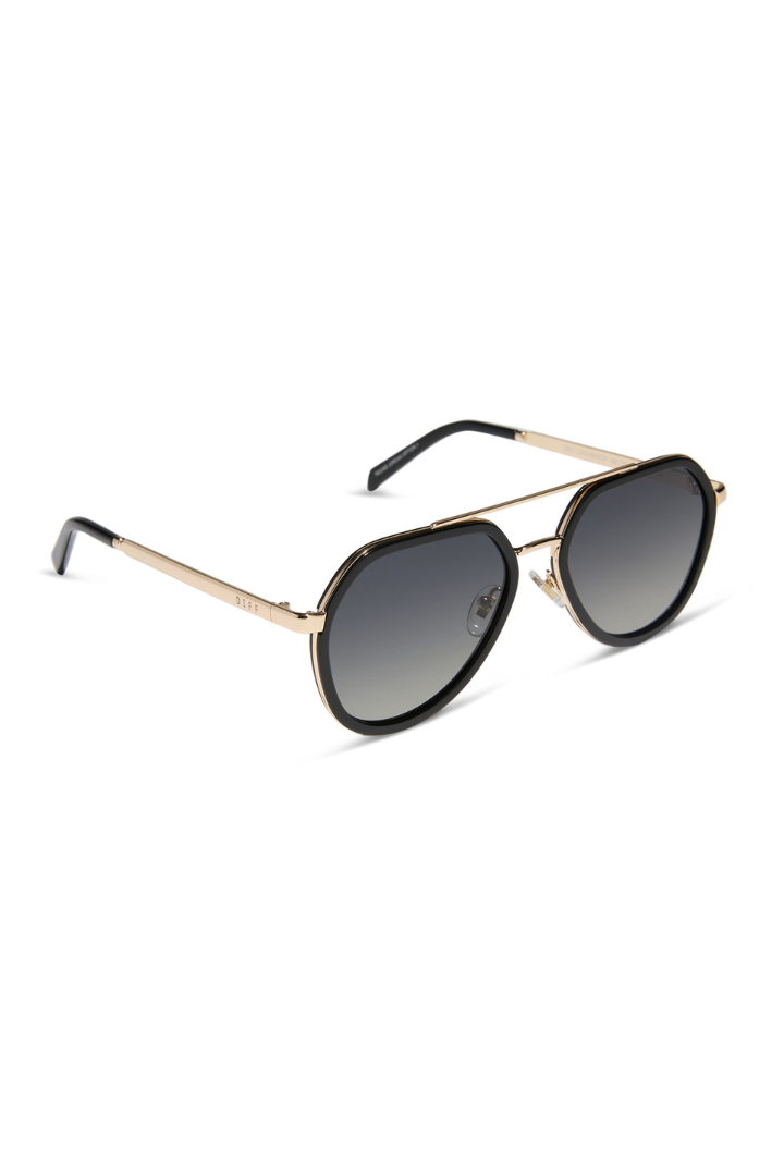 DIFF: Joey Black-Gold Metal-8- Accessory-DIFF EYEWEAR / DIME OPTICS-Usher & Co - Women's Boutique Located in Atoka, OK and Durant, OK