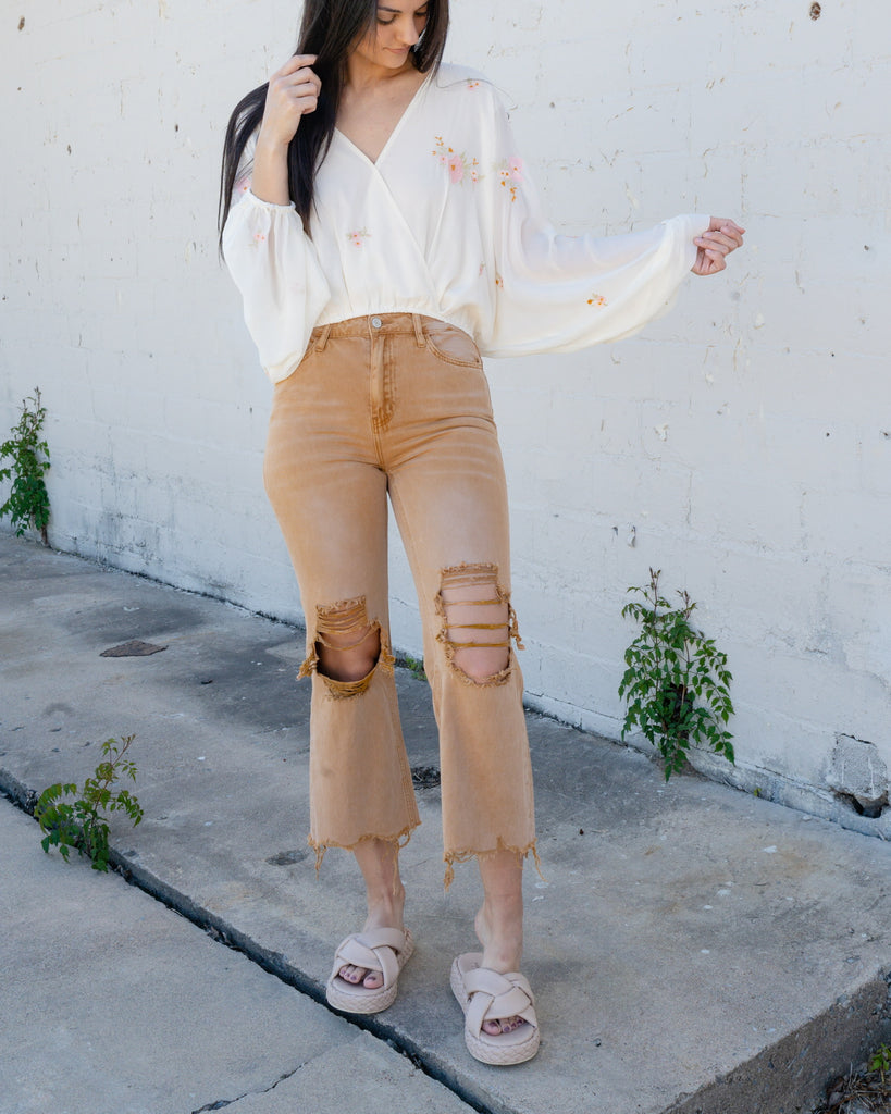 Emory Blouse-Long Sleeve Tops-Emory Part-Usher & Co - Women's Boutique Located in Atoka, OK and Durant, OK