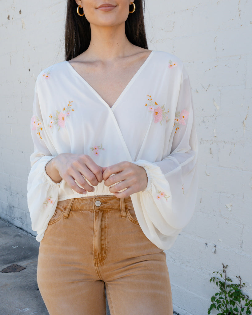 Emory Blouse-Long Sleeve Tops-Emory Part-Usher & Co - Women's Boutique Located in Atoka, OK and Durant, OK
