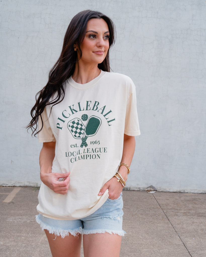 Pickleball Local League Tee-Graphic Tees-Friday+Saturday-Usher & Co - Women's Boutique Located in Atoka, OK and Durant, OK