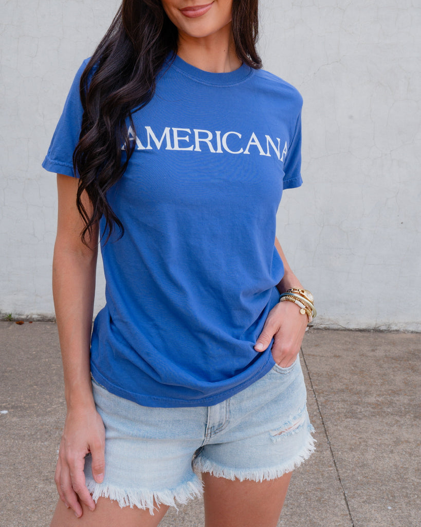 Americana Tee-Graphic Tees-Friday+Saturday-Usher & Co - Women's Boutique Located in Atoka, OK and Durant, OK