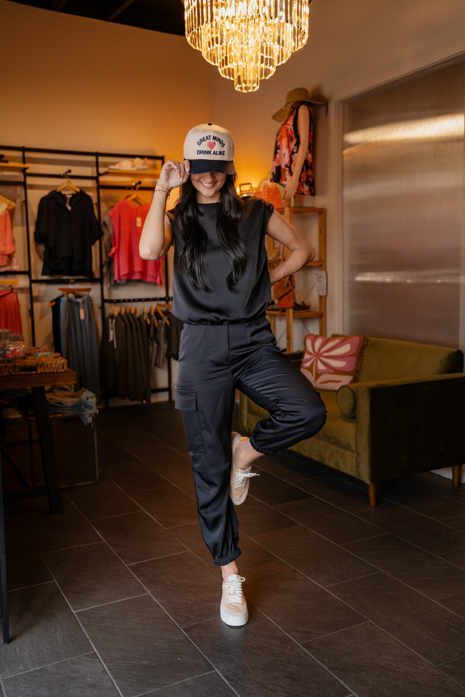 Lilly Cargo Pants-4- Bottoms-Skies Are Blue-Usher & Co - Women's Boutique Located in Atoka, OK and Durant, OK