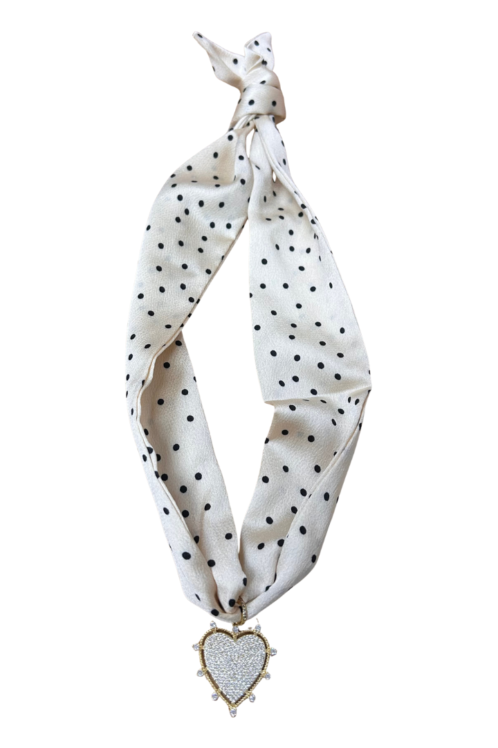 Eloise Closed Heart Burst Scarf Necklace-8- Accessory-VIRTUE-Usher & Co - Women's Boutique Located in Atoka, OK and Durant, OK