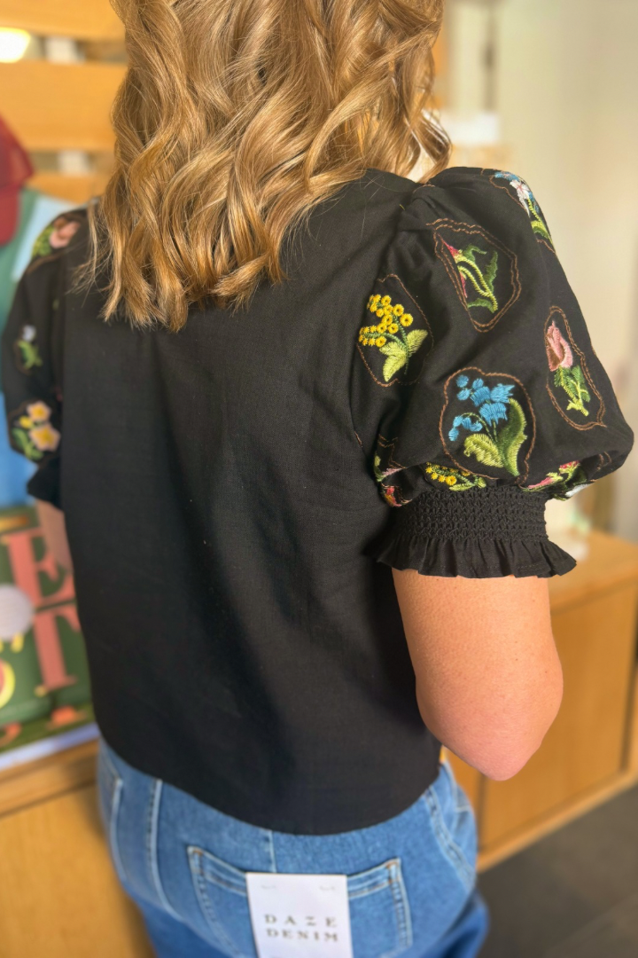 Rosie Blouse-1- Tops-ENTRO-Usher & Co - Women's Boutique Located in Atoka, OK and Durant, OK