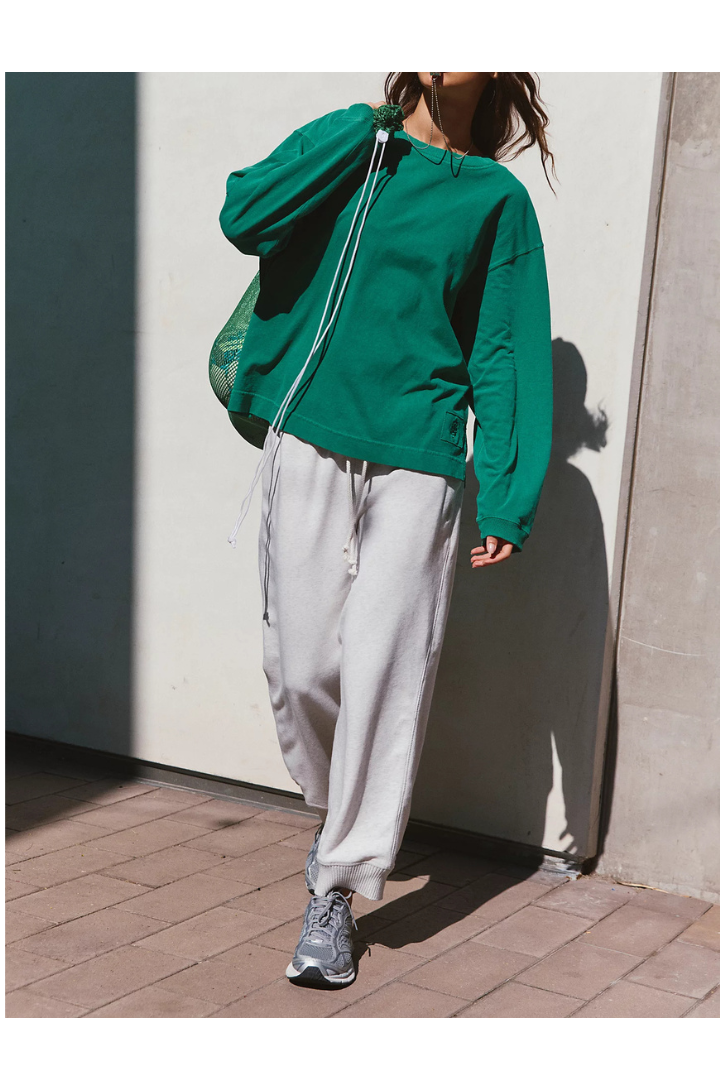 FP Movement: Hustle Layer-Green Glow-1- Tops-Free People Movement-Usher & Co - Women's Boutique Located in Atoka, OK and Durant, OK