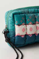 FP Movement: Printed Mini Case-Green Glow-10- Bags/Wallets-Free People Movement-Usher & Co - Women's Boutique Located in Atoka, OK and Durant, OK