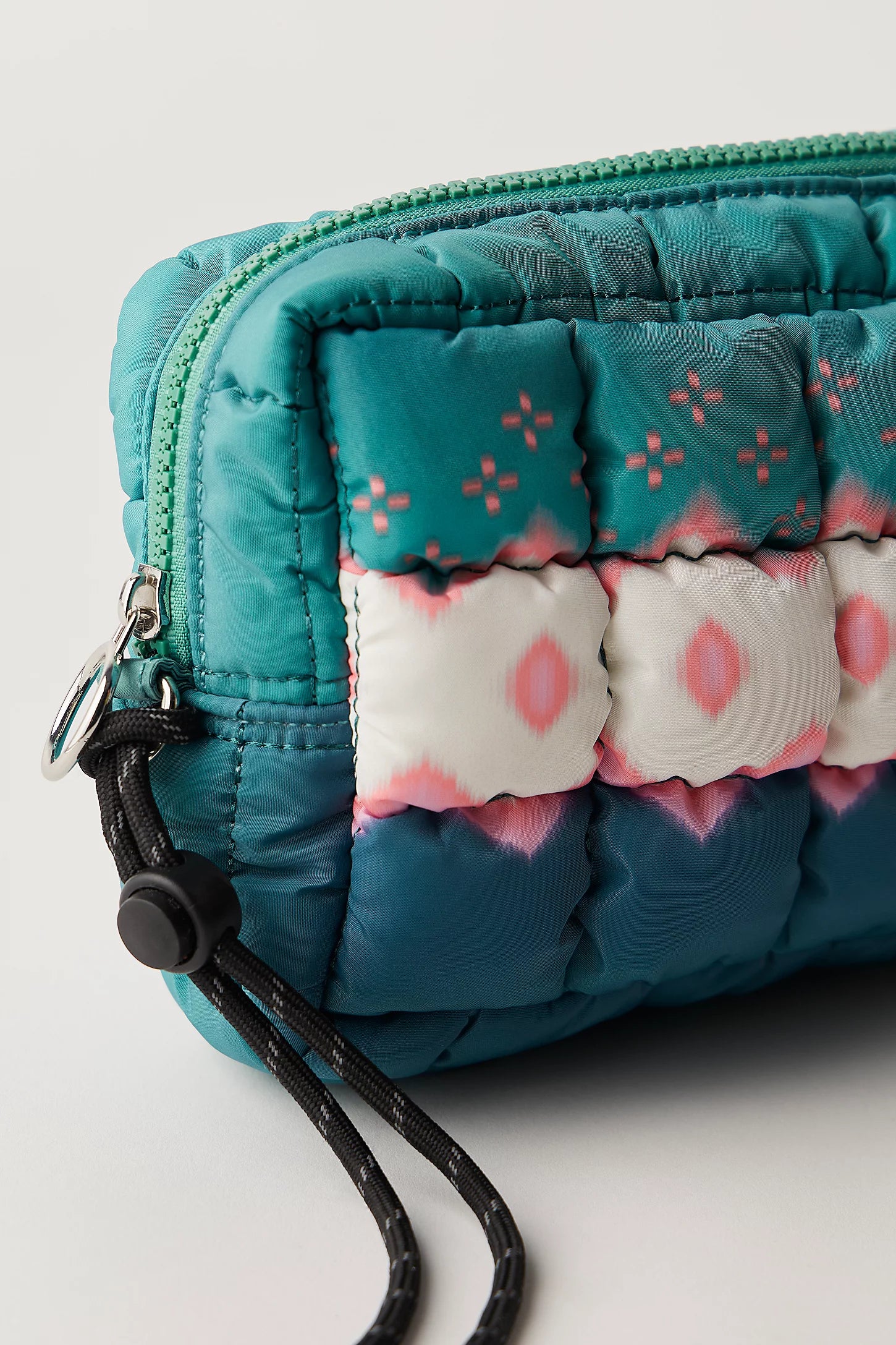 FP Movement: Printed Mini Case-Green Glow-10- Bags/Wallets-Free People Movement-Usher & Co - Women's Boutique Located in Atoka, OK and Durant, OK
