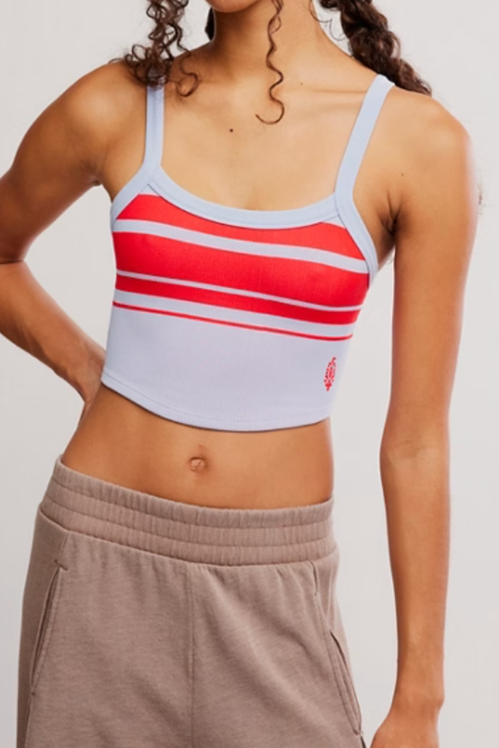 FP Movement: All Clear Cami-Slate-1- Tops-Free People Movement-Usher & Co - Women's Boutique Located in Atoka, OK and Durant, OK