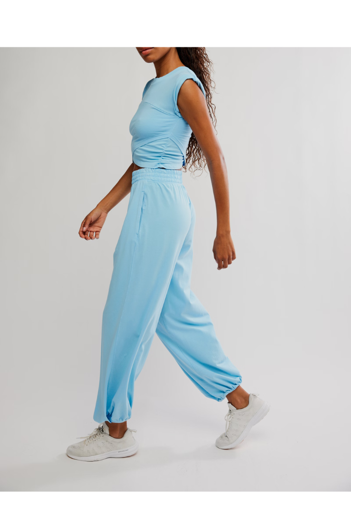 FP Movement: Hot Shot Crossover Set-Bright Blue-3- Sets/Lounge-Free People Movement-Usher & Co - Women's Boutique Located in Atoka, OK and Durant, OK