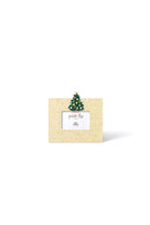 Happy Everything mini picture frame with gold dot pattern and decorative Christmas tree attachment