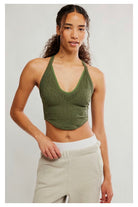 Free People Movement: Day Dream Cami - Ivy-1- Tops-Free People Movement-Usher & Co - Women's Boutique Located in Atoka, OK and Durant, OK