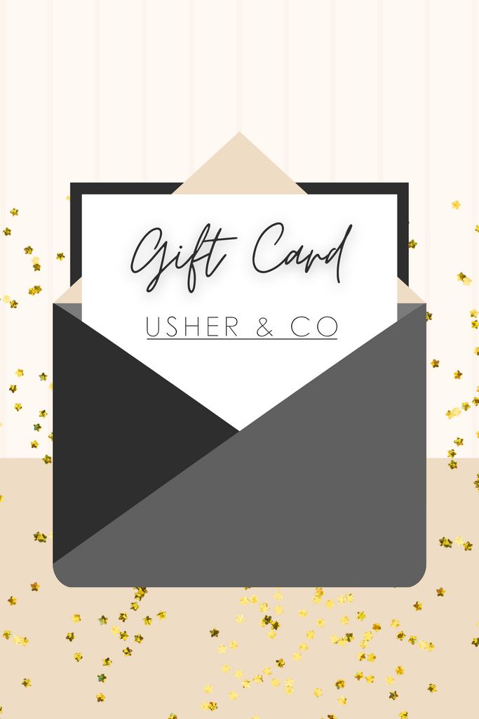 Gift Cards-USHER & CO -Usher & Co - Women's Boutique Located in Atoka, OK and Durant, OK