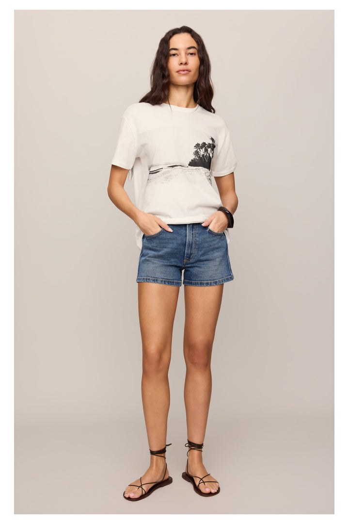 Z Supply: La Playa Boyfriend Tee-1- Tops-Z Supply-Usher & Co - Women's Boutique Located in Atoka, OK and Durant, OK