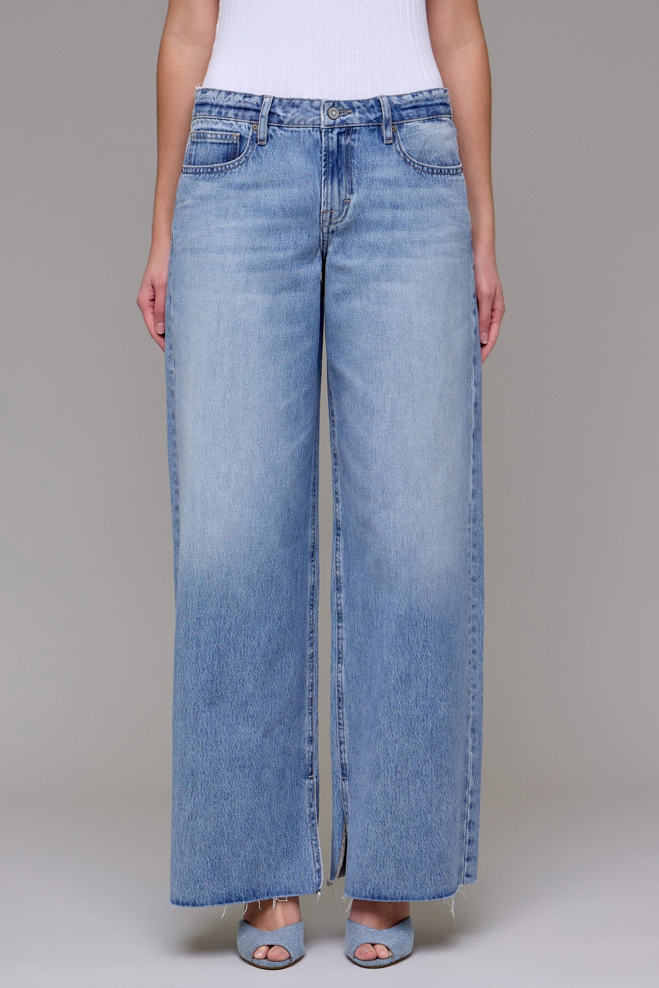 HIDDEN: Nori Mid Rise Wide Leg-5- Denim-Hidden-Usher & Co - Women's Boutique Located in Atoka, OK and Durant, OK