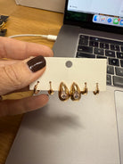 Frenzy Earring Set-7- Jewelry-Kenze Panne-Usher & Co - Women's Boutique Located in Atoka, OK and Durant, OK