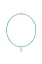 enewton: Hope Classic Sea Glass Bracelet-Signature Cross Small Gold Charm-7- Jewelry-ENEWTON-Usher & Co - Women's Boutique Located in Atoka, OK and Durant, OK