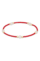 Enewton: Gameday Hope Purpose Pearl Bracelet - Red-7- Jewelry-Enewton-Usher & Co - Women's Boutique Located in Atoka, OK and Durant, OK