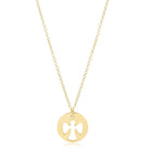 enewton: 16" Necklace Gold-Guardian Angel Gold Disc-7- Jewelry-ENEWTON-Usher & Co - Women's Boutique Located in Atoka, OK and Durant, OK